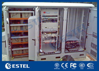 Шкаф BTS Multi отсека на открытом воздухе, шкаф DDTE025 телекоммуникационного оборудования