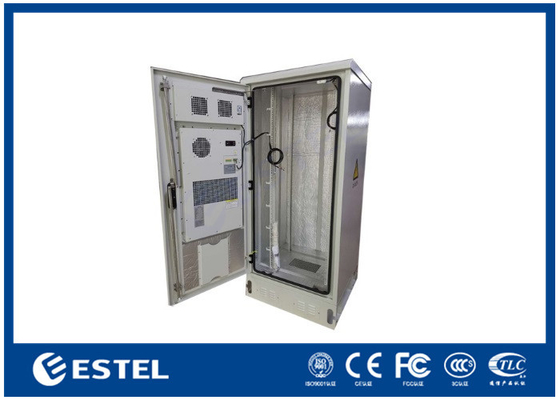термостатический на открытом воздухе шкаф IP55 телекоммуникаций 32U гальванизировал сталь