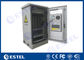 Водоустойчивые одностеночные изолированные на открытом воздухе шкаф телекоммуникаций 24U/коробка контроля температуры