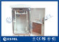 Шкафа телекоммуникаций интегрированной системы вентиляторов шкафа дюйма алюминиевого на открытом воздухе охлаждать 19