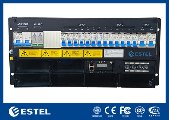 ESTEL ET48300 M5E65A 5U встроенная система питания для наружного телекоммуникационного шкафа, компактный дизайн системы исправления для телекоммуникаций