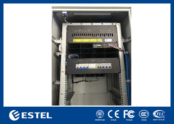 Телекоммуникационный силовой шкаф и уличный аккумуляторный шкаф 32U с панелью распределения питания и защитой аккумуляторов от кражи