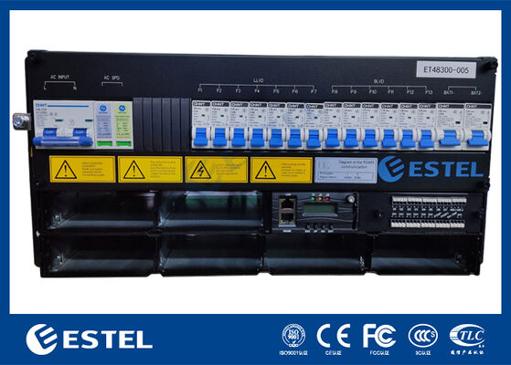IP55 Телекоммуникационная система питания с двумя кабинами с двумя отсеками из двух рядов для питания и аккумулятора