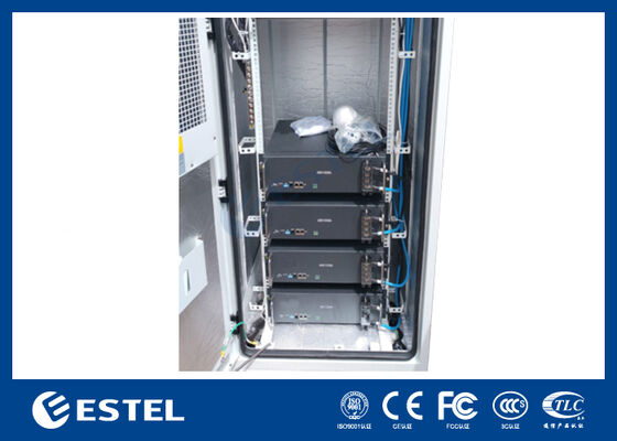 ET9090210A-40U Двухдверный наружный шкаф Телеком с дистанционной системой мониторинга PDU