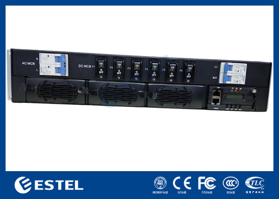 Модульная телекоммуникационная система постоянного тока с дистанционным управлением SNMP / Web-based