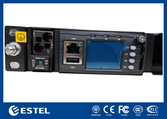 1U Rack Mount Telecom DC Power System с интегрированным распределением и интеллектуальным контроллером
