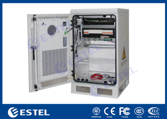 Стальной на открытом воздухе установленный стеной тип батареи Equipemnt приложения держателя поляка шкафа с охлаждать теплообменного аппарата