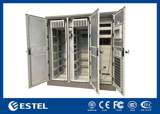 3 Bay Telecom Cabinet Двухслойная оцинкованная стальная кондиционерная система охлаждения
