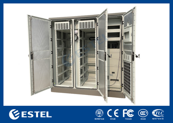 3 Bay Telecom Cabinet Двухслойная оцинкованная сталь с изоляционной системой охлаждения кондиционера