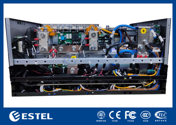 Компактное решение питания постоянного тока для монтажа в стойку 6U, 3–9 кВт, высокая эффективность >96%, модульные выпрямители 3000 Вт, гибкий вход переменного тока