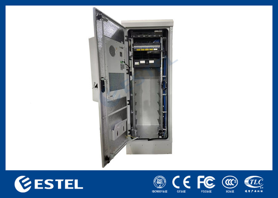 ET7575180A-33U Двойной стенный шкаф на полу Монтированный 48V Телеком-энергетический шкаф