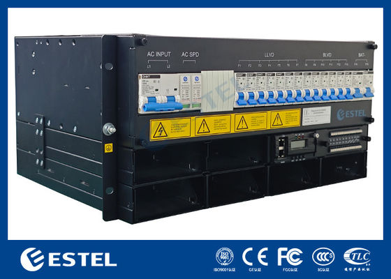 ESTEL ET48300 M5E65A 5U встроенная система питания для наружного телекоммуникационного шкафа, компактный дизайн системы исправления для телекоммуникаций