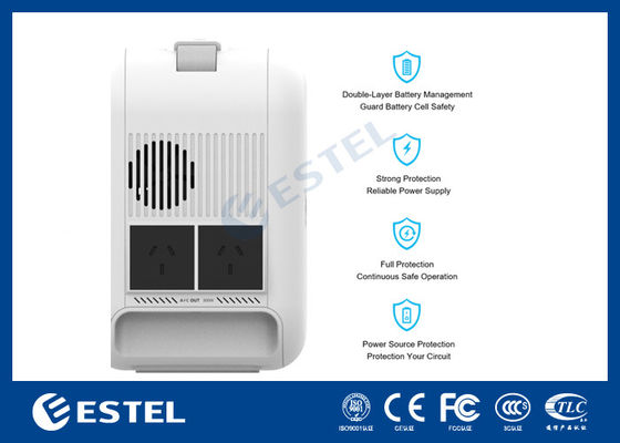ESTEL eCandle 1KWH портативная электростанция LiFePO4 батарея Солнечная зарядка 300W Выход UPS резервная копия