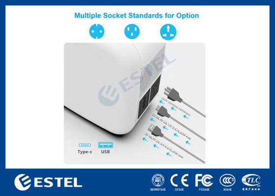 ESTEL eCandle 1KWH портативная электростанция LiFePO4 батарея Солнечная зарядка 300W Выход UPS резервная копия