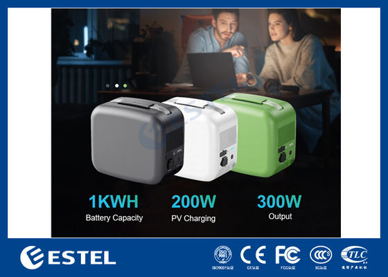 ESTEL eCandle 1KWH портативная электростанция LiFePO4 батарея Солнечная зарядка 300W Выход UPS резервная копия