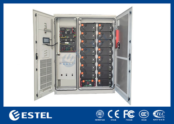 Внешняя 100 кВт/215 кВт / ч охлажденная воздухом интегрированная система хранения энергии для электросети / солнечной панели PV