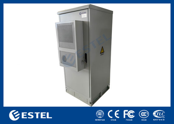 Гальванизированный уличный телекоммуникационный шкаф с АВР, батареей и камерой для системы электропитания телекоммуникаций