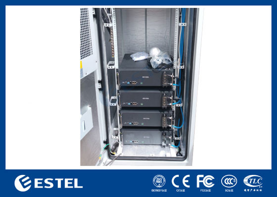 Уличный телекоммуникационный шкаф с системой электропитания для телекоммуникаций 18 кВт 300 А, выпрямители постоянного тока, шкаф для телекоммуникационного оборудования