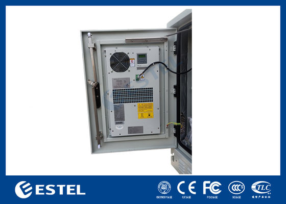 Уличный телекоммуникационный шкаф IP55 с блоком распределения питания (PDU) и оптическим распределительным устройством (ODF) для системы электропитания телекоммуникаций