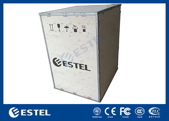 Уличный телекоммуникационный шкаф IP55 с блоком распределения питания (PDU) и оптическим распределительным устройством (ODF) для системы электропитания телекоммуникаций