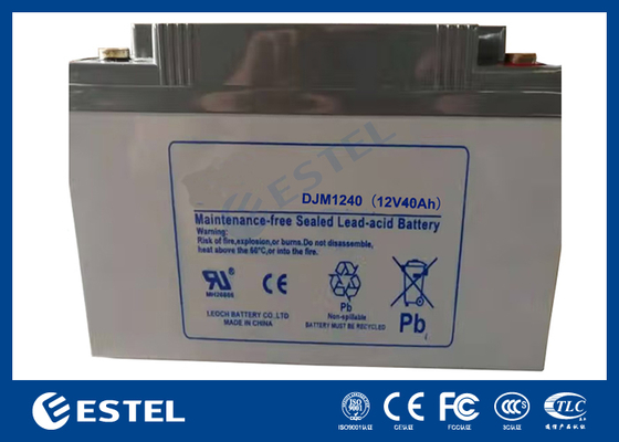 ESTEL DJM1240 12V 40Ah компактный свинцово-кислотный аккумулятор Надежное решение для телекоммуникаций и резервных систем