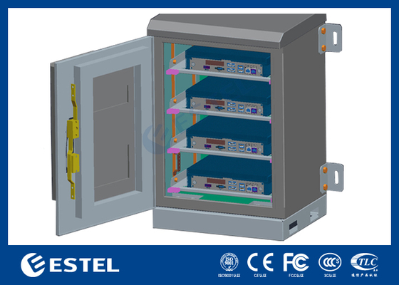 Противокоррозионное порошковое покрытие 12U Внешний стенный шкаф с трехточечным противоугонным замком