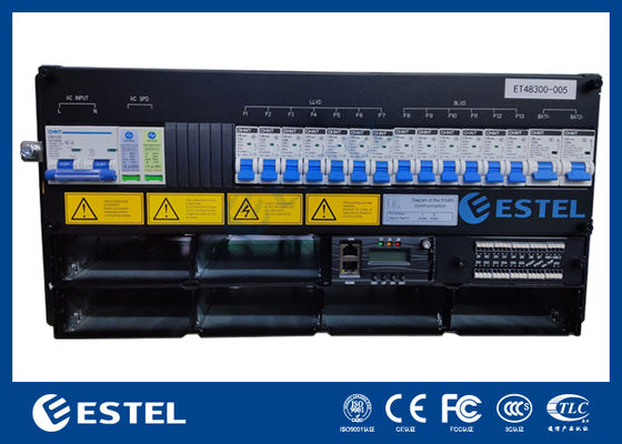 Outdoor Telecom Power Cabinet with Rectifiers and MPPTs for Coal Plant and Mine Yard 9kW to 18kW Scalable