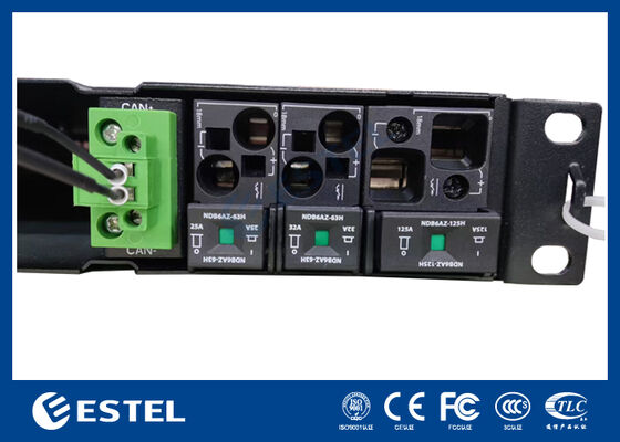 1U Rack Mount Telecom DC Power System с интегрированным распределением и интеллектуальным контроллером