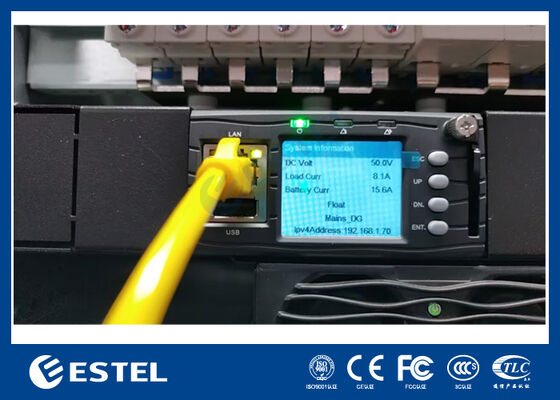 Гибридный телекоммуникационный силовой блок с солнечной энергией 30 кВт и выпрямителем 12 кВт