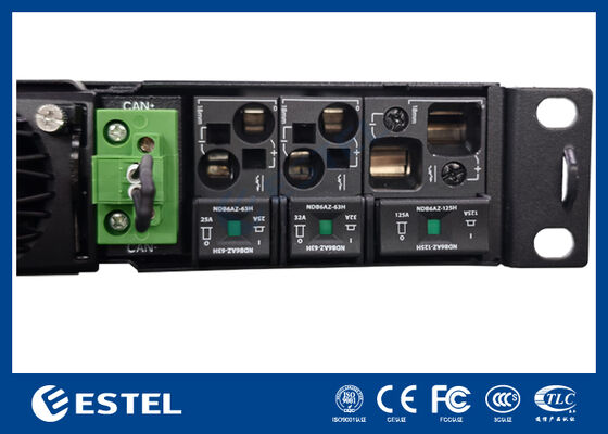 1U 8kW Telecom Rectifier Power с управлением SNMP и совместим как с модулями 3000W, так и 4000W